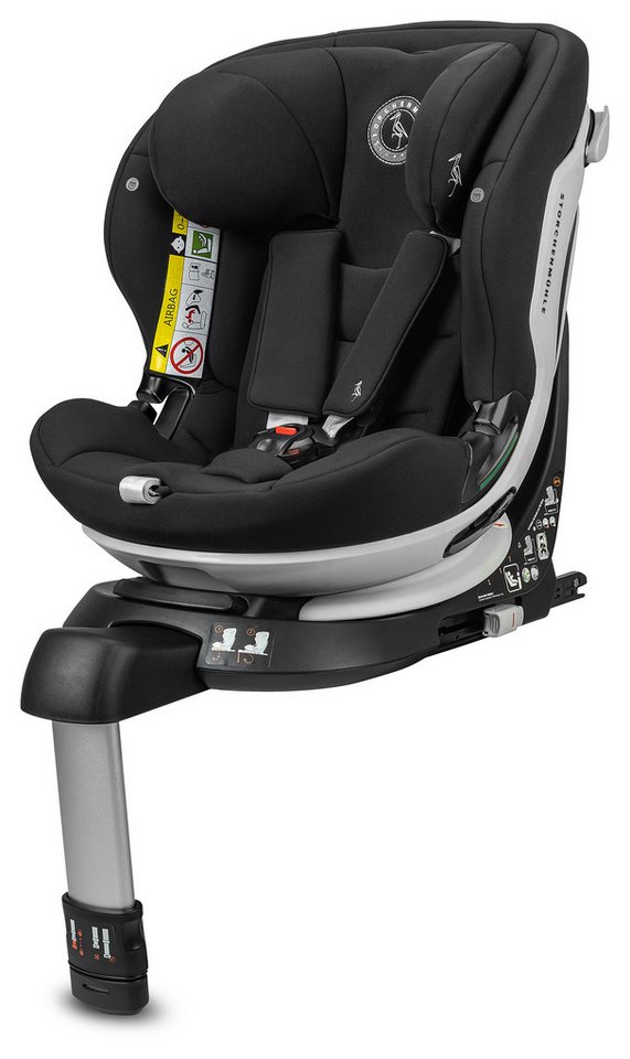Storchenmühle Autokindersitz Niki kid, Kindersitz ab 1 Jahr, Kindersitz mit Isofix + Standfuß, ab: 15 Monate, bis: 12 Jahre, ab: 76 cm, bis: 150 cm, Kindersitz 360°drehbar, Reboarder, Autokindersitz Bild 3