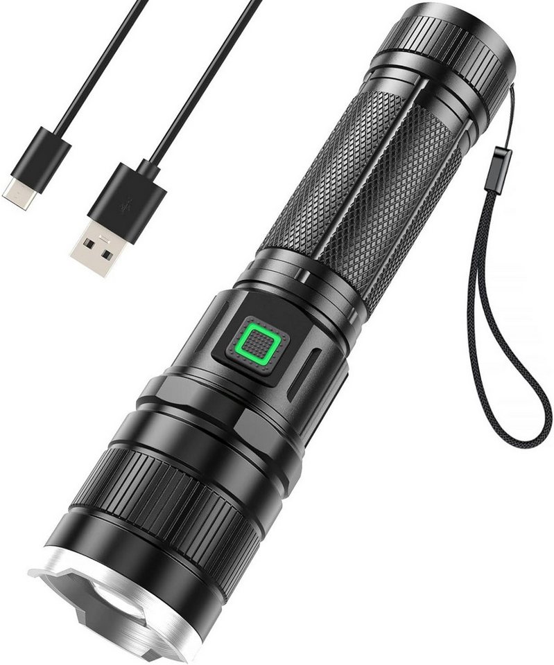 feinlux Taschenlampe LED Taschenlampe Superhelle Klein LED Taschenlampen (Packung, Mini Torch Handlampe 800 Lumen (3 Lichtmodi), für Camping Wandern Outdoor Notfälle Abenteuerurlaub Bergsteigen usw Bild 2