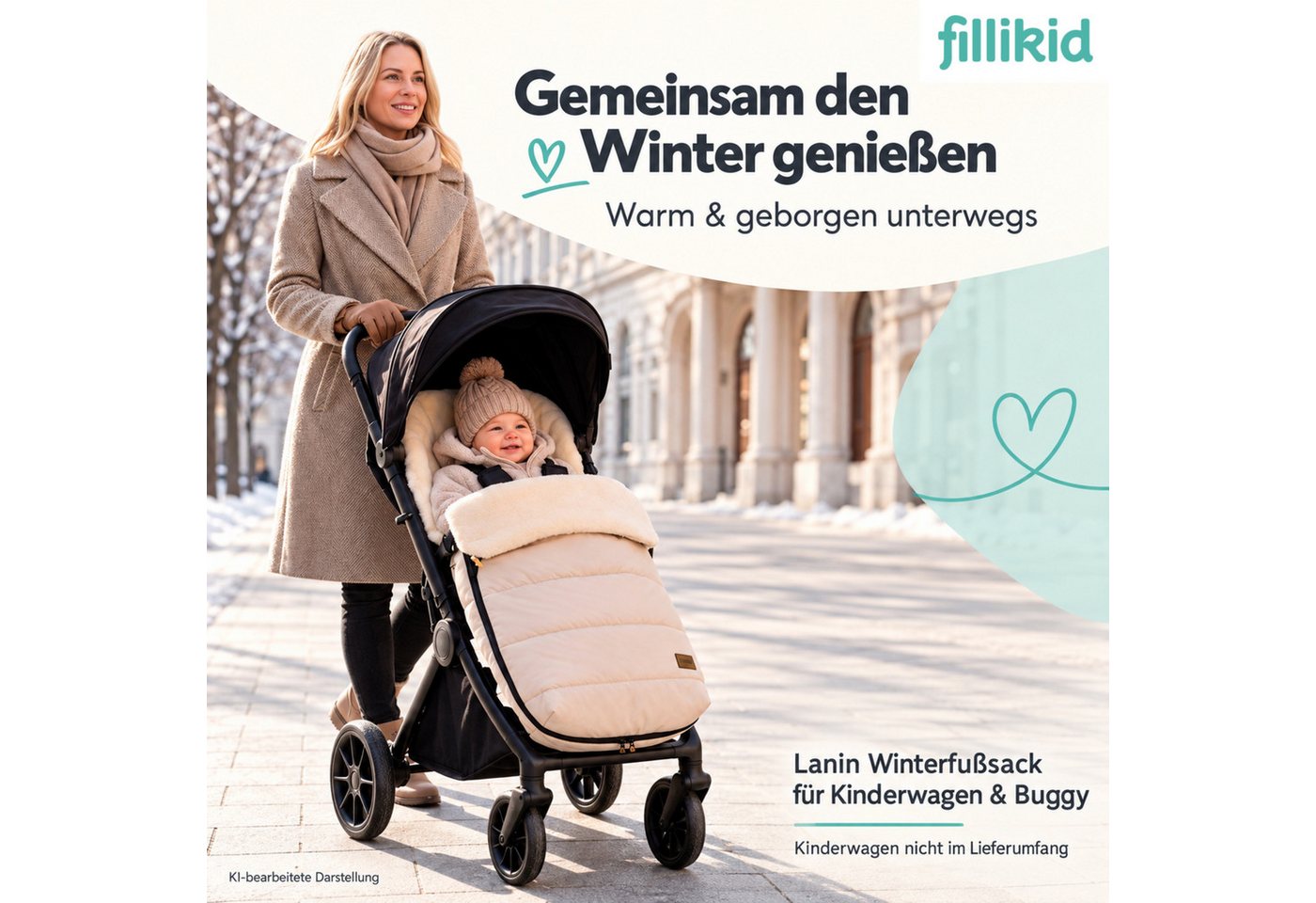 Fillikid Fußsack Winterfußsack Lanin Exklusiv Bild 5