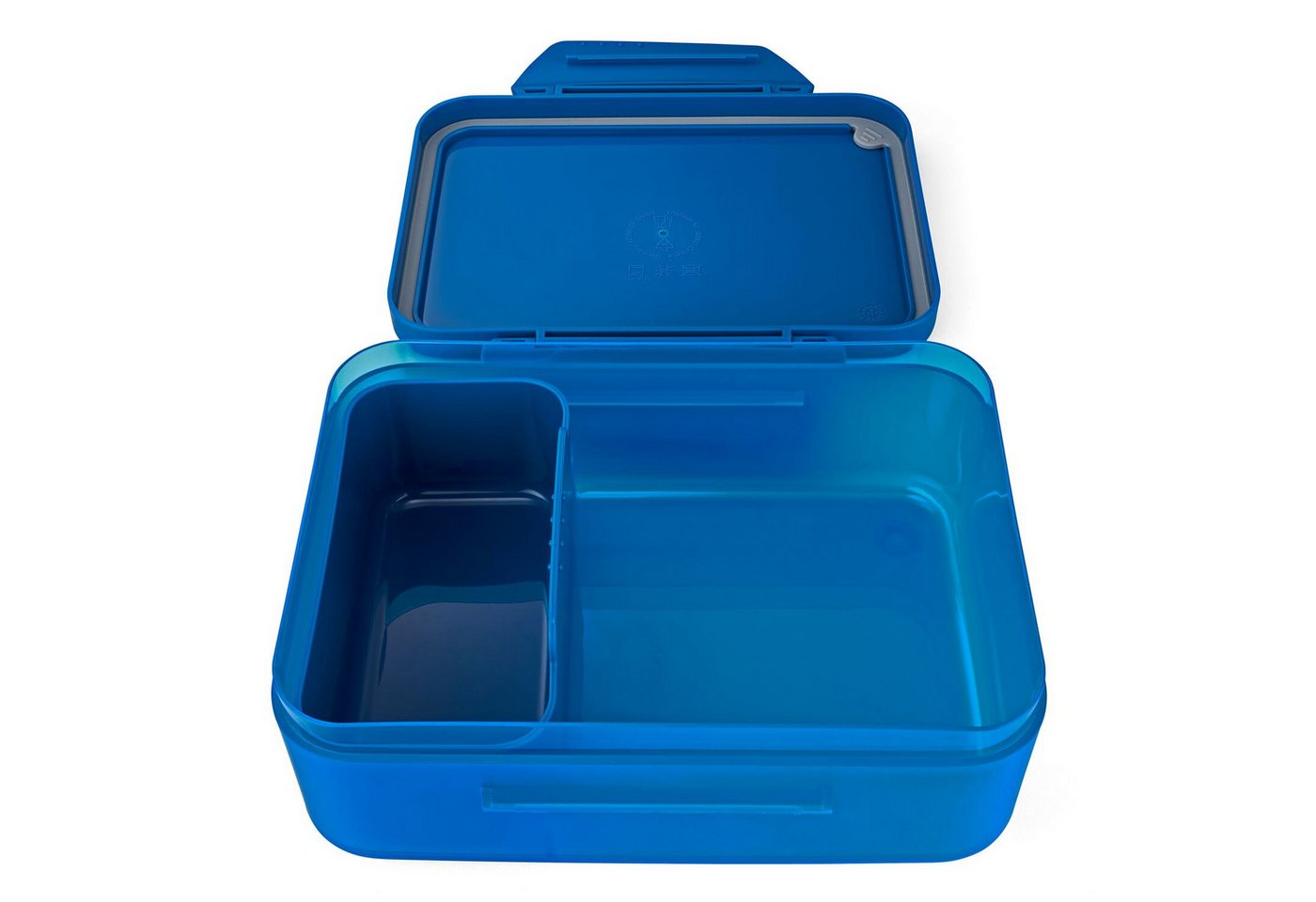 Satch Trinkflasche Kunststoff Brotdose Blau, Lunchbox, Pausenbox, Snackbox, Essensbox Bild 2
