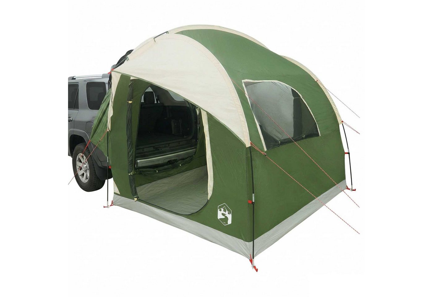 vidaXL Kuppelzelt Autozelt Grün 3-Personen Polyester und Stahl, (1 tlg) Bild 2