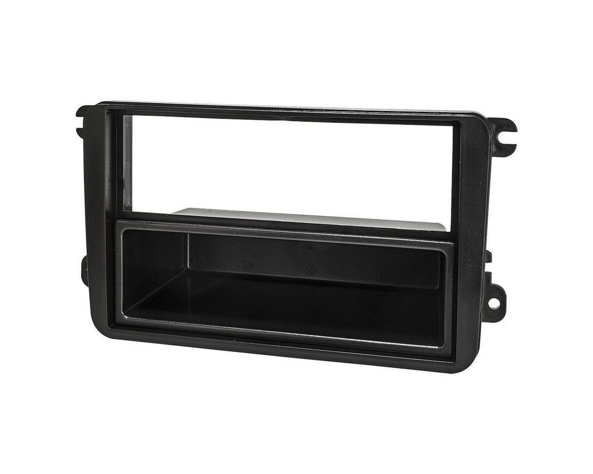 tomzz Audio Radioblende Set passt für VW Golf Touran Passat Caddy EOS Skoda Octavi Autoradio