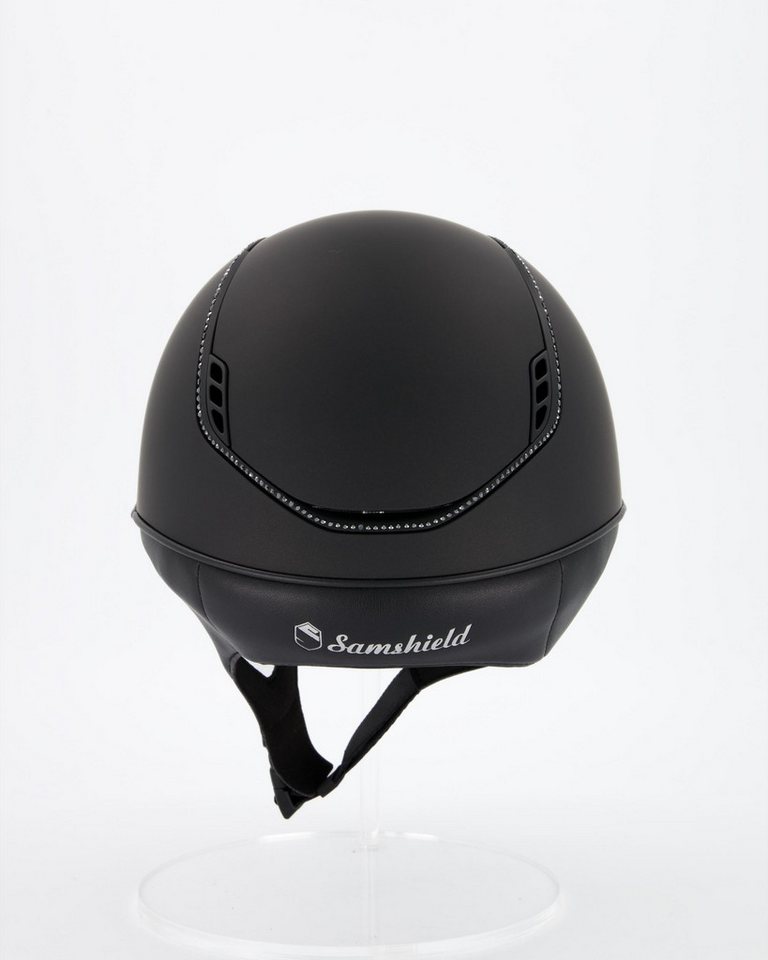 Samshield Reithelm Reithelm 2.0 Miss Shield Shadowmatt Black, Trim u. Blason Matt Black 3 Bild 2