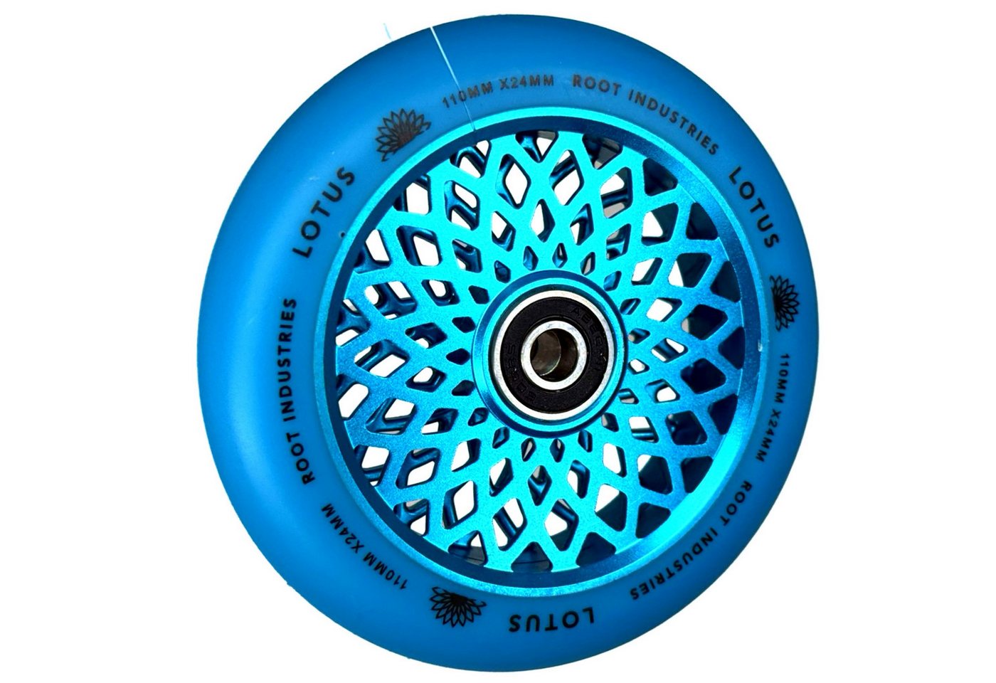 Root Industries Stuntscooter Root Industries Lotus Stunt-Scooter Rolle 110mm Radiant Blau/PU Blau Bild 2