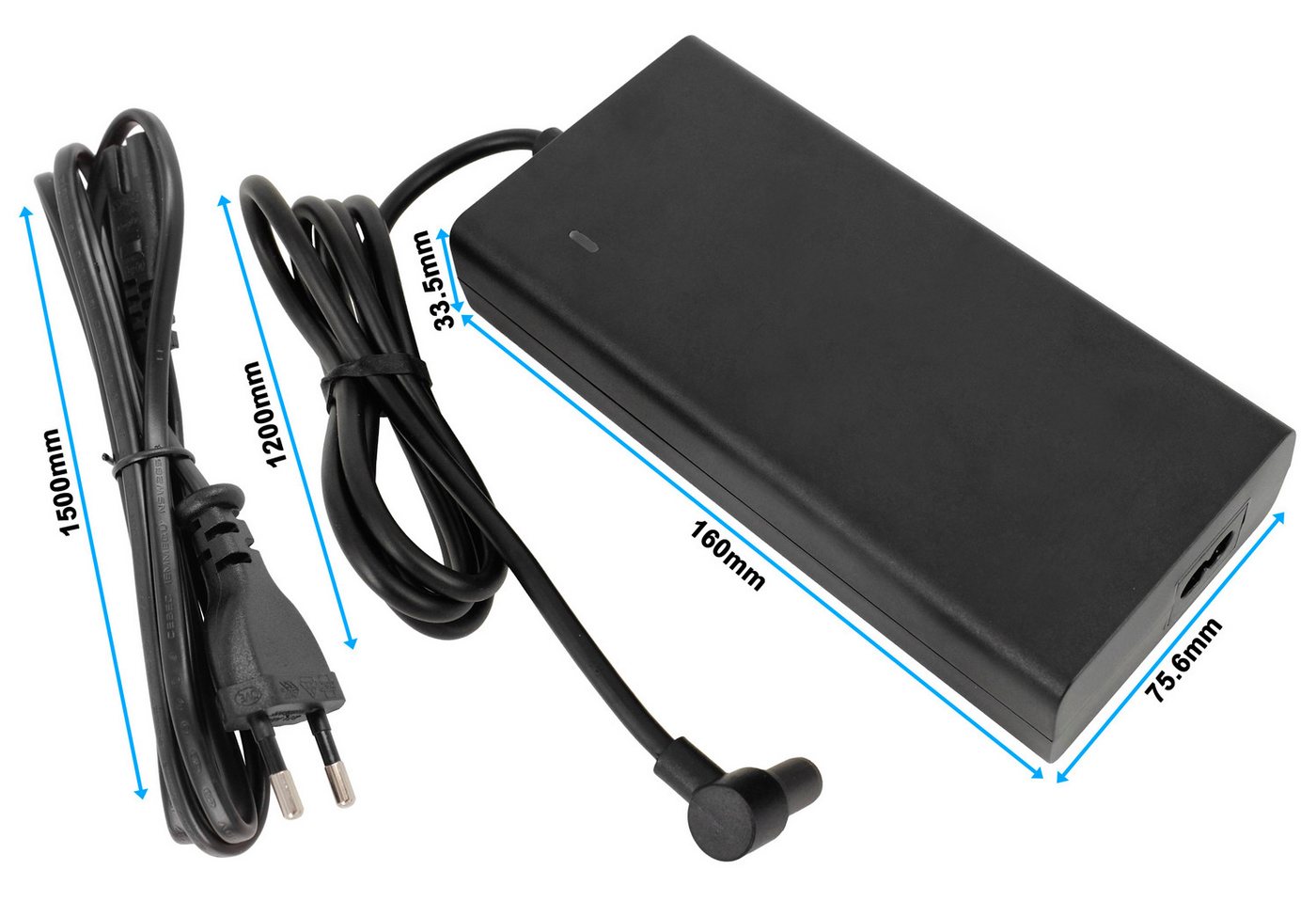 PowerSmart Batterie-Ladegerät (53,6V 2A für NAVEE N65i, N65i II, S60, S65,ST3,ST3 Pro,GT3, GT3 Pro, GT3 MAX) Bild 2