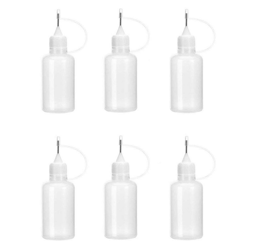 FELIXLEO Feldflasche Nadelflasche 6 Stück 30ml Applikatorflaschen für Kleber Handwerk Bild 4