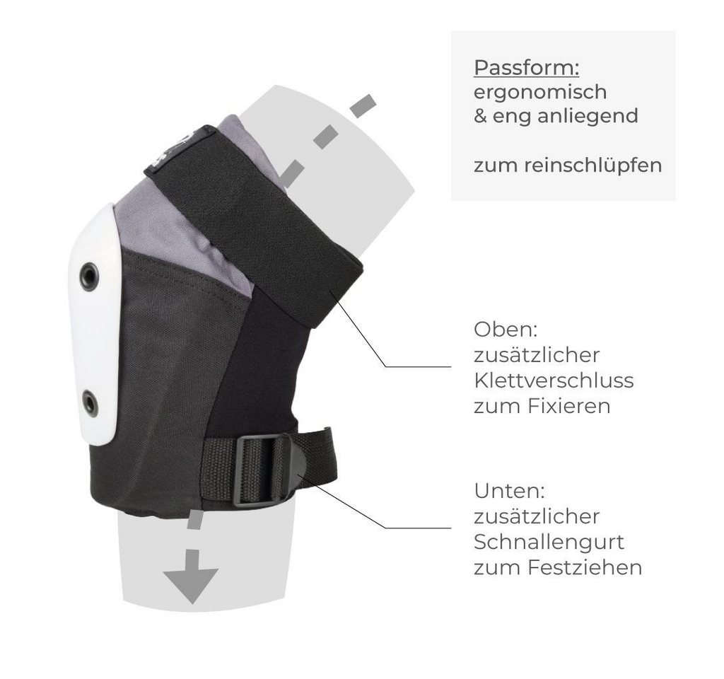 187 KillerPads Knieschutz Fly Knee, Flexibler Knieschutz für Action-Sportarten