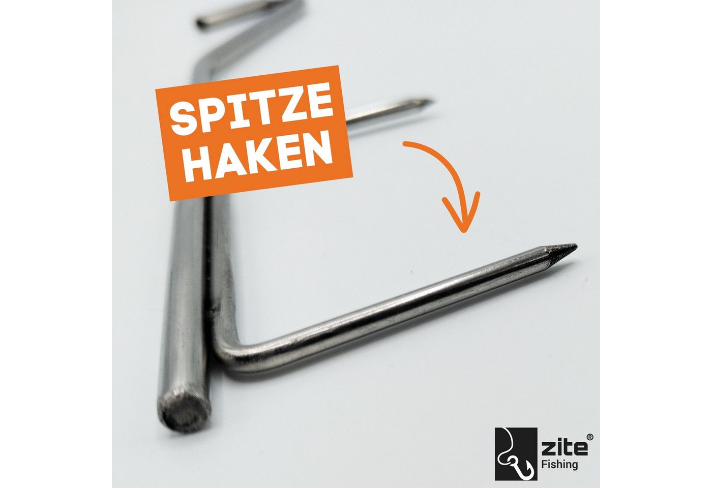 Zite Aalhaken Räucherhaken Set 6 Stück, Praktisch für das Räuchern von Fischen, (6-St) Bild 5