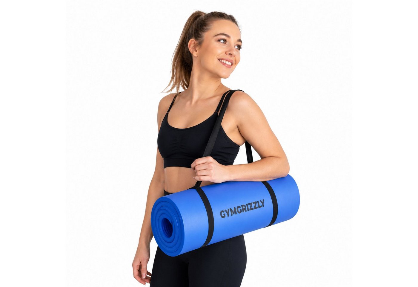 Glory Sports GmbH & Co. KG Yogamatte Yogamatte Trainingsmatte Gymnastikmatte 180x63x1,5cm Pilates Blau