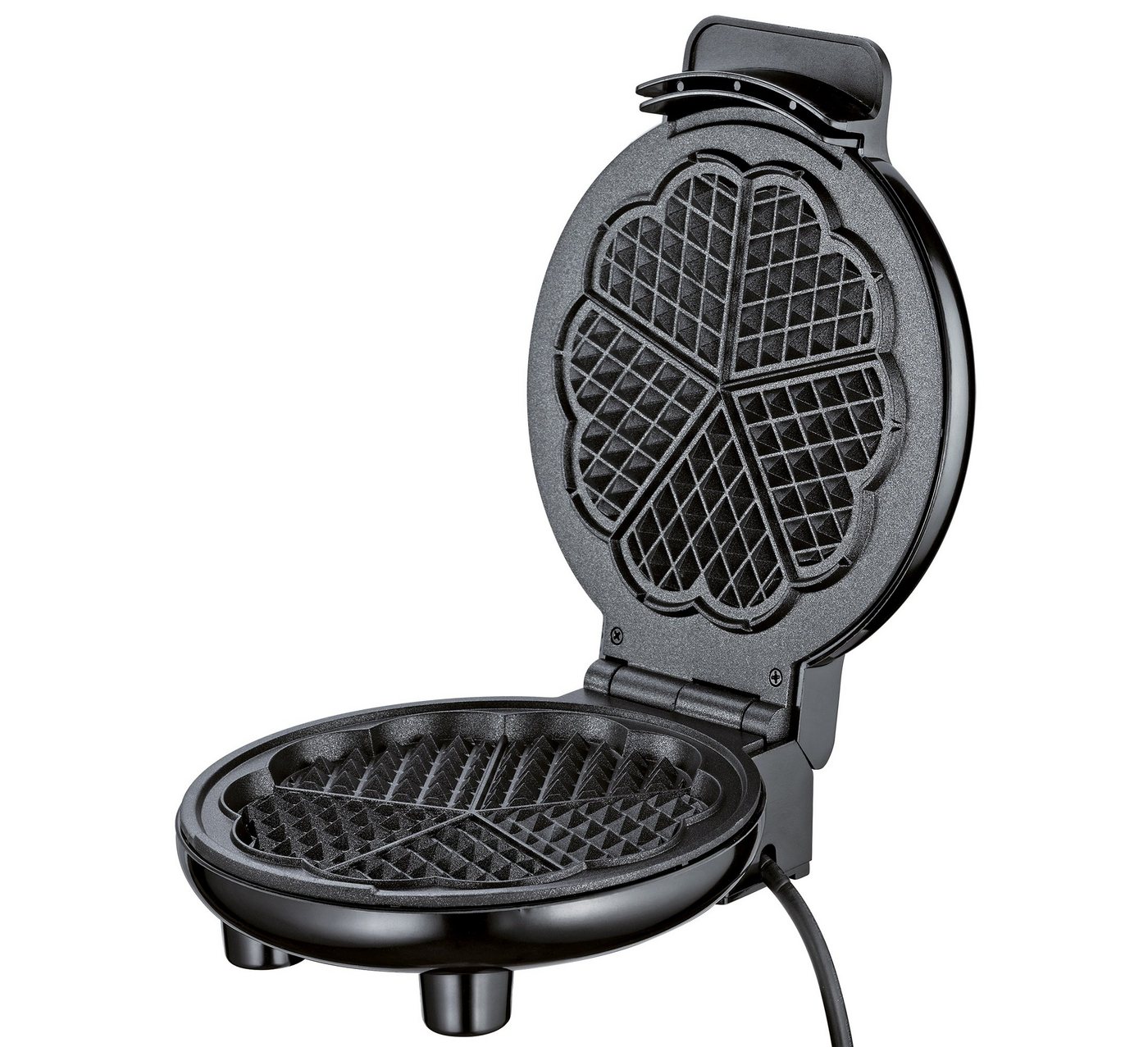 Cilio Waffeleisen Waffeleisen Waffelautomat Belgische Waffeln Cilio CLASSIC Herz 492699, 1000,00 W Bild 2