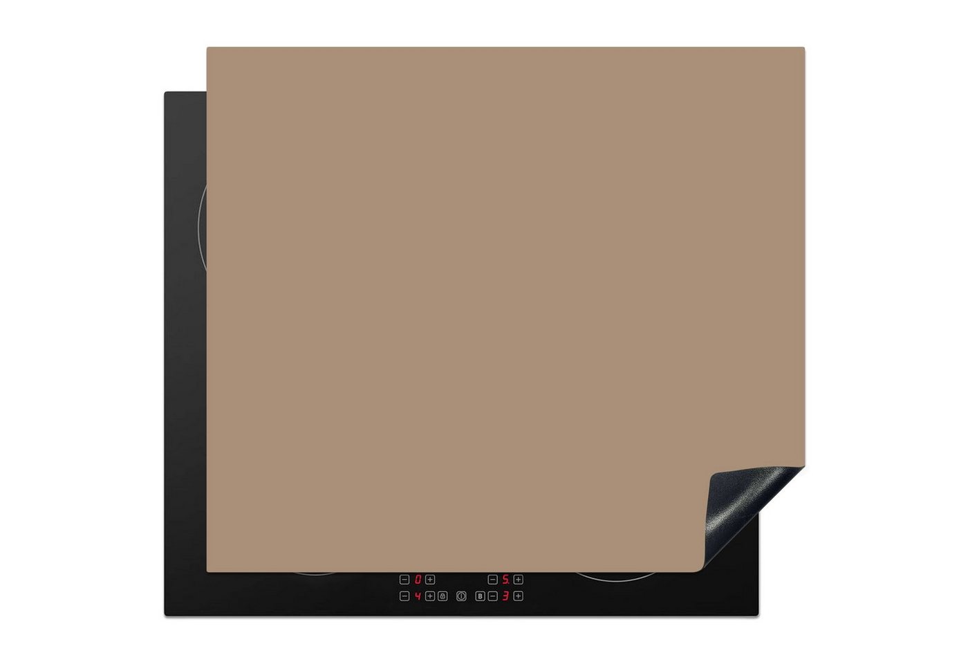 MuchoWow Herd-Abdeckplatte Bäckereibraun - Interieur - Erdfarben, Vinyl, (1 tlg), Cerankochfeld Abdeckung, Herd Abdeckplatten Vinyl, 58.3x51.3 cm Bild 3