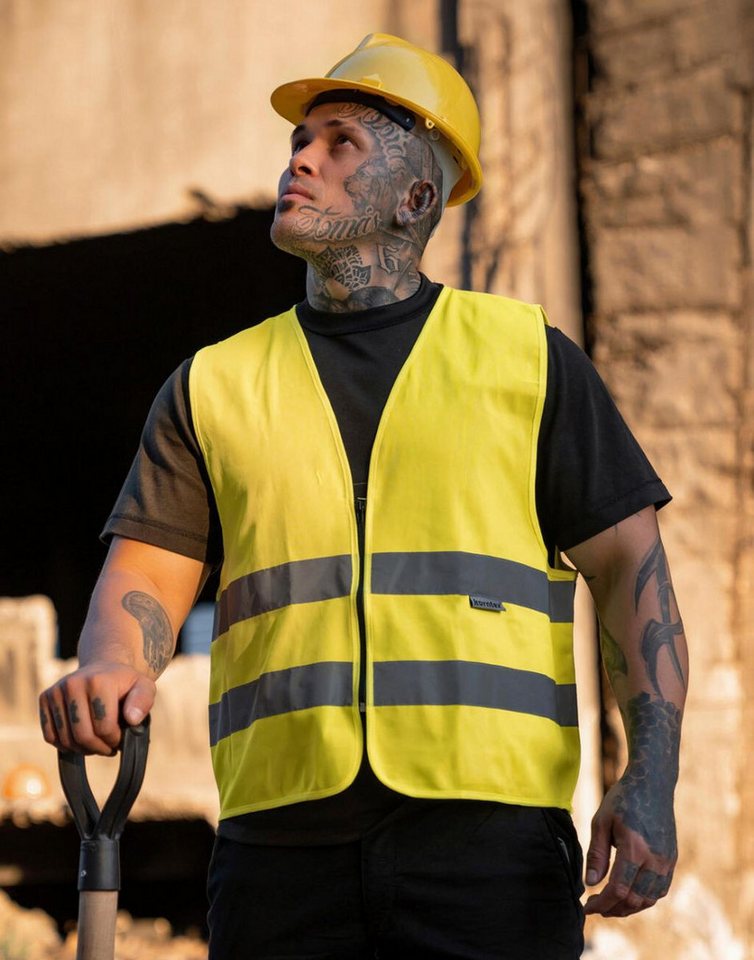 korntex Warnweste Safety Vest With Zipper Warnweste