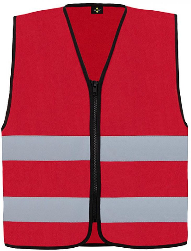 korntex Warnweste Safety Vest With Zipper Warnweste Bild 2