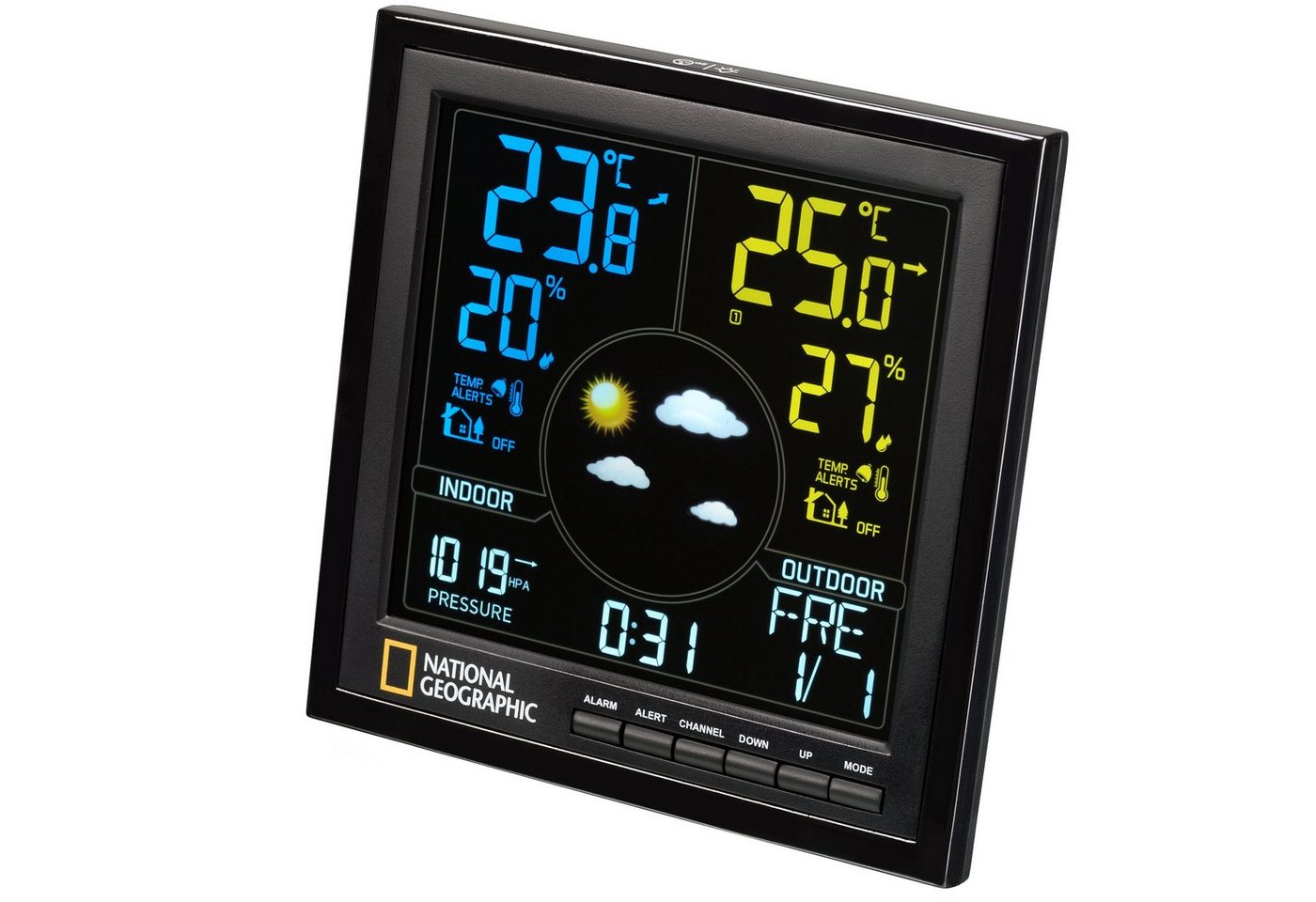 NATIONAL GEOGRAPHIC NATIONAL GEOGRAPHIC VA Farb-Funkwetterstation Wetterstation