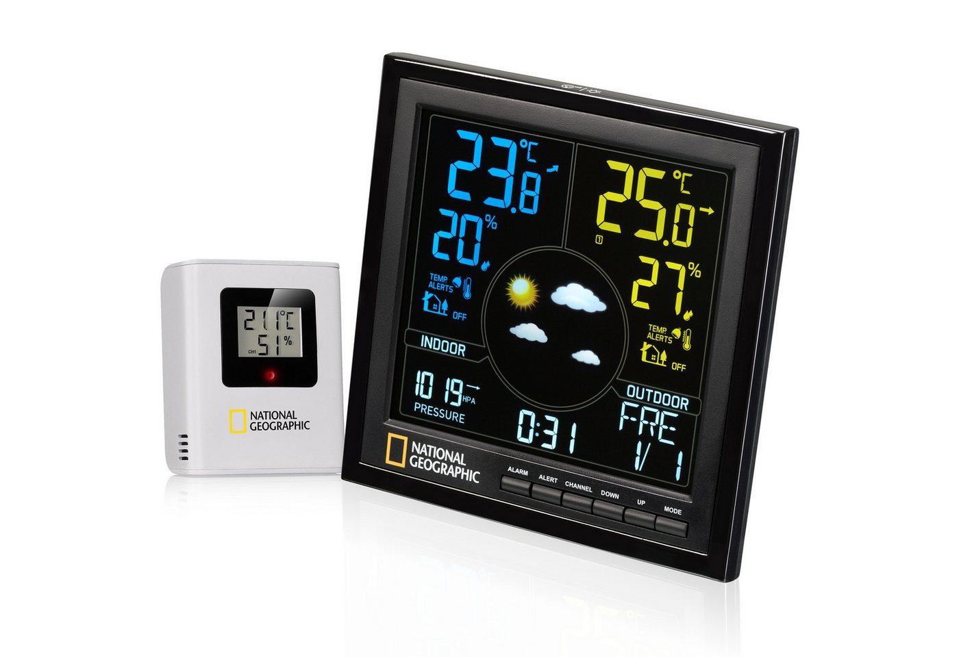NATIONAL GEOGRAPHIC NATIONAL GEOGRAPHIC VA Farb-Funkwetterstation Wetterstation Bild 4