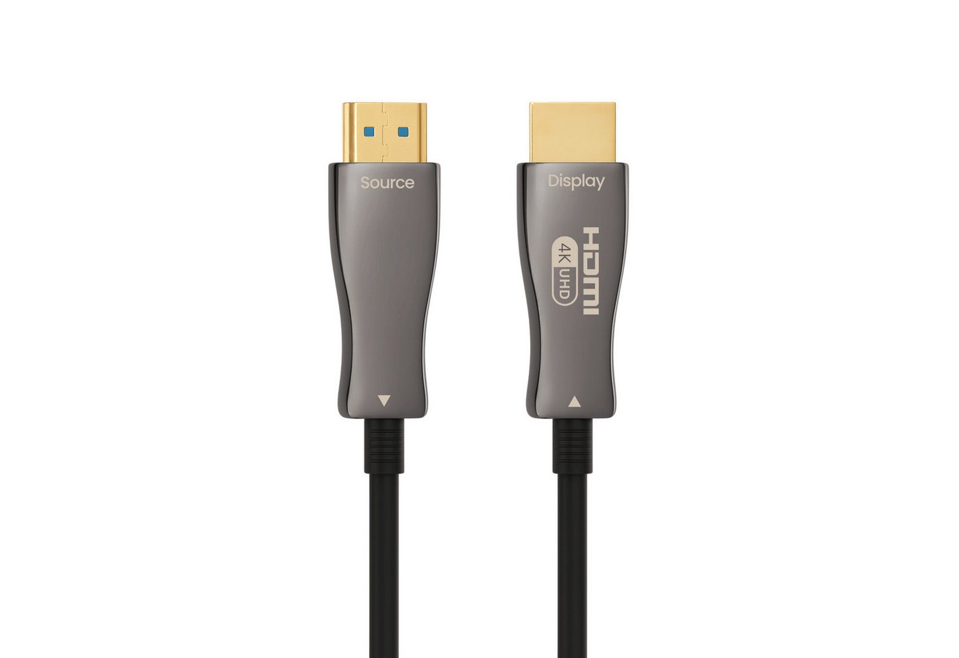 ProfiPatch ProfiPatch HDMI Glasfaserkabel 4K60Hz UHD 10m schwarz Goldkontakt Zink HDMI-Kabel, (1000 cm) Bild 3