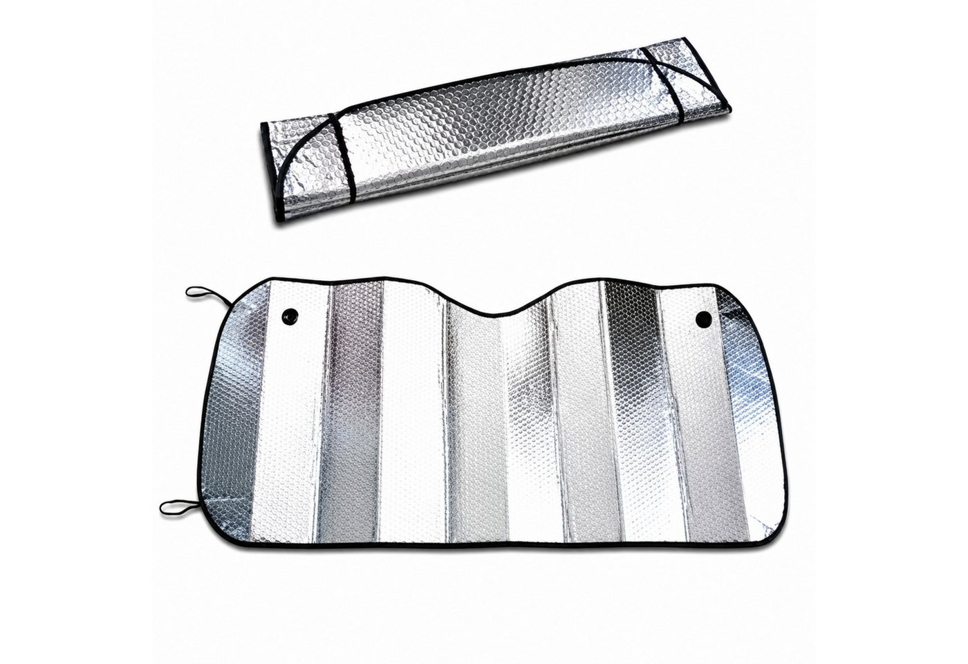 StellarLuma Autosonnenschutz Sonnenschutz Auto Frontscheibe Windschutzscheibe UV Schutz für Sommer, (Reflektierender UV Sonnenschutz), Reflektierend, faltbar und auch hitzeabweisend für die Frontscheibe.