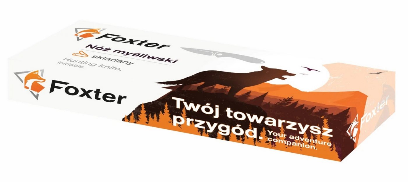 Foxter Universalmesser Klappmesser 22 cm Rettungsmesser mit Gurtschneider, Glasbrecher & Clip, (Praktisches Outdoor- und Rettungsmesser-Set für unterwegs, Lieferumfang: 1x Klappmesser, 1x Kartonverpackung), Klappmesser 22 cm mit Gurtschneider, Glasbrecher & Gürtelclip