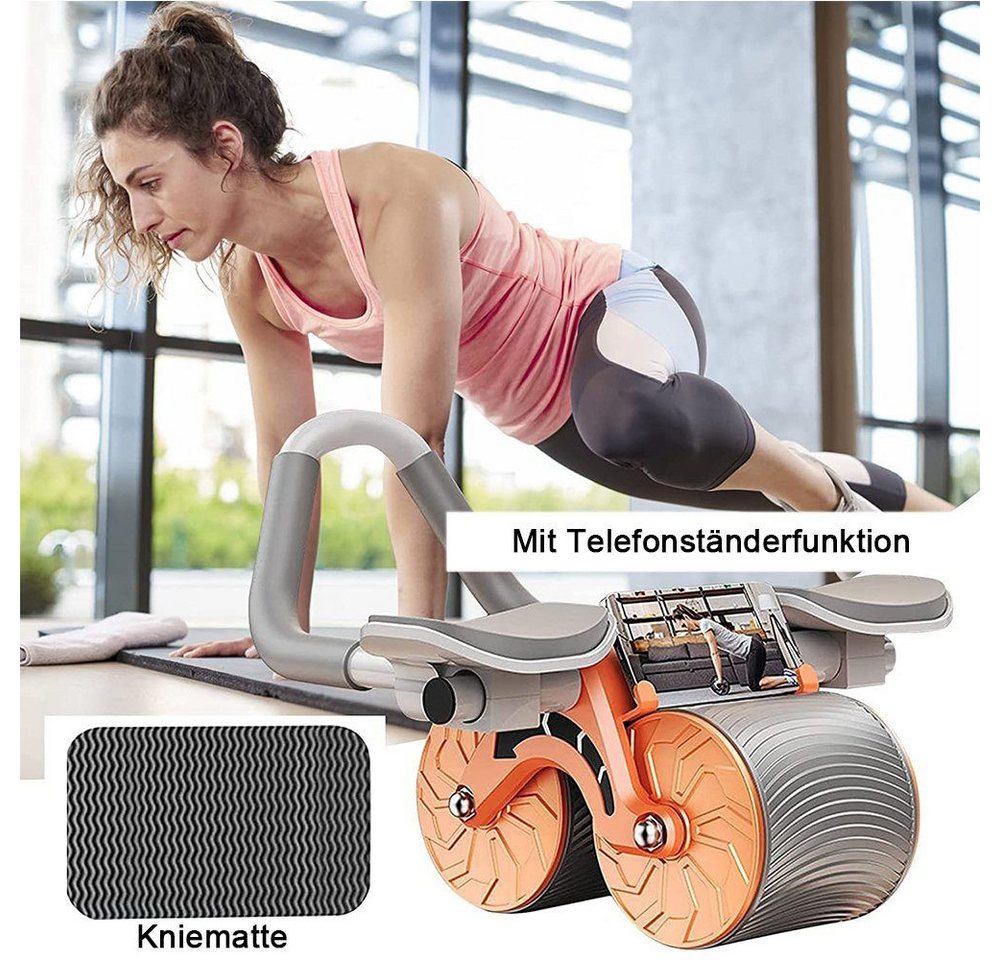 TUWENA Fitnessrolle Ab Roller Automatisches Rebound-Bauchrad, Ab Trainer für Zuhause Bild 3
