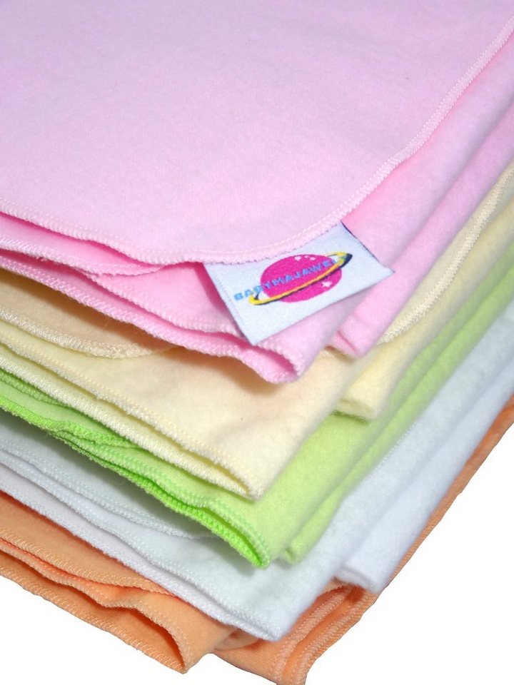 Babymajawelt Spucktuch Ultraweiche Baby Molton Tücher 80x80cm - Spucktücher 100% Baumwolle, (Set, 5-tlg., Saugfähige Waschbare Moltonwindeln), weich, saugfähig, waschbar, wiederverwendbar, vielseitig verwendbar