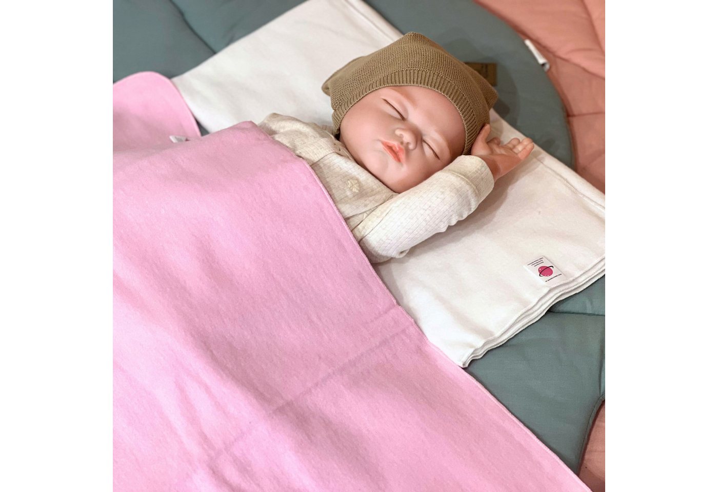 Babymajawelt Spucktuch Ultraweiche Baby Molton Tücher 80x80cm - Spucktücher 100% Baumwolle, (Set, 5-tlg., Saugfähige Waschbare Moltonwindeln), weich, saugfähig, waschbar, wiederverwendbar, vielseitig verwendbar Bild 2