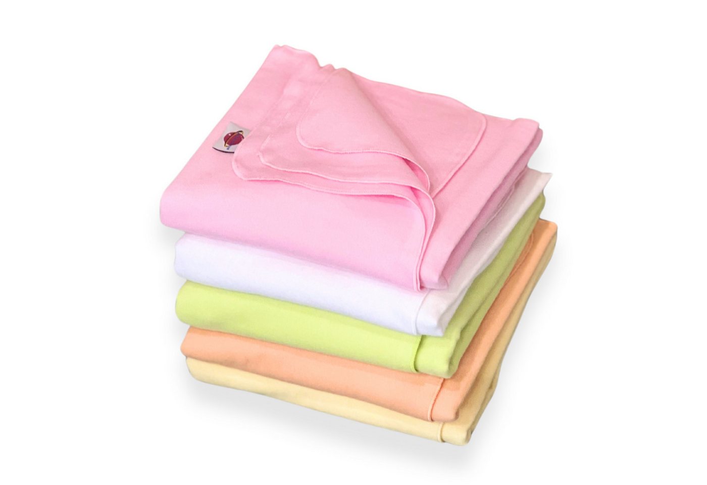 Babymajawelt Spucktuch Ultraweiche Baby Molton Tücher 80x80cm - Spucktücher 100% Baumwolle, (Set, 5-tlg., Saugfähige Waschbare Moltonwindeln), weich, saugfähig, waschbar, wiederverwendbar, vielseitig verwendbar Bild 4