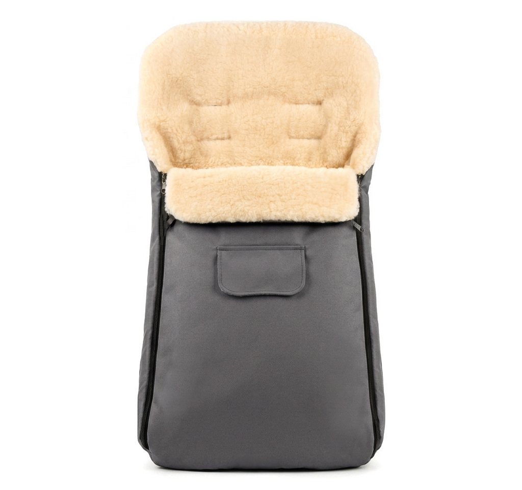 Baby-Joy Fußsack KAI XXL 120 cm Fußsack Lammwolle Winterfußsack Übergroß Lang Bild 3