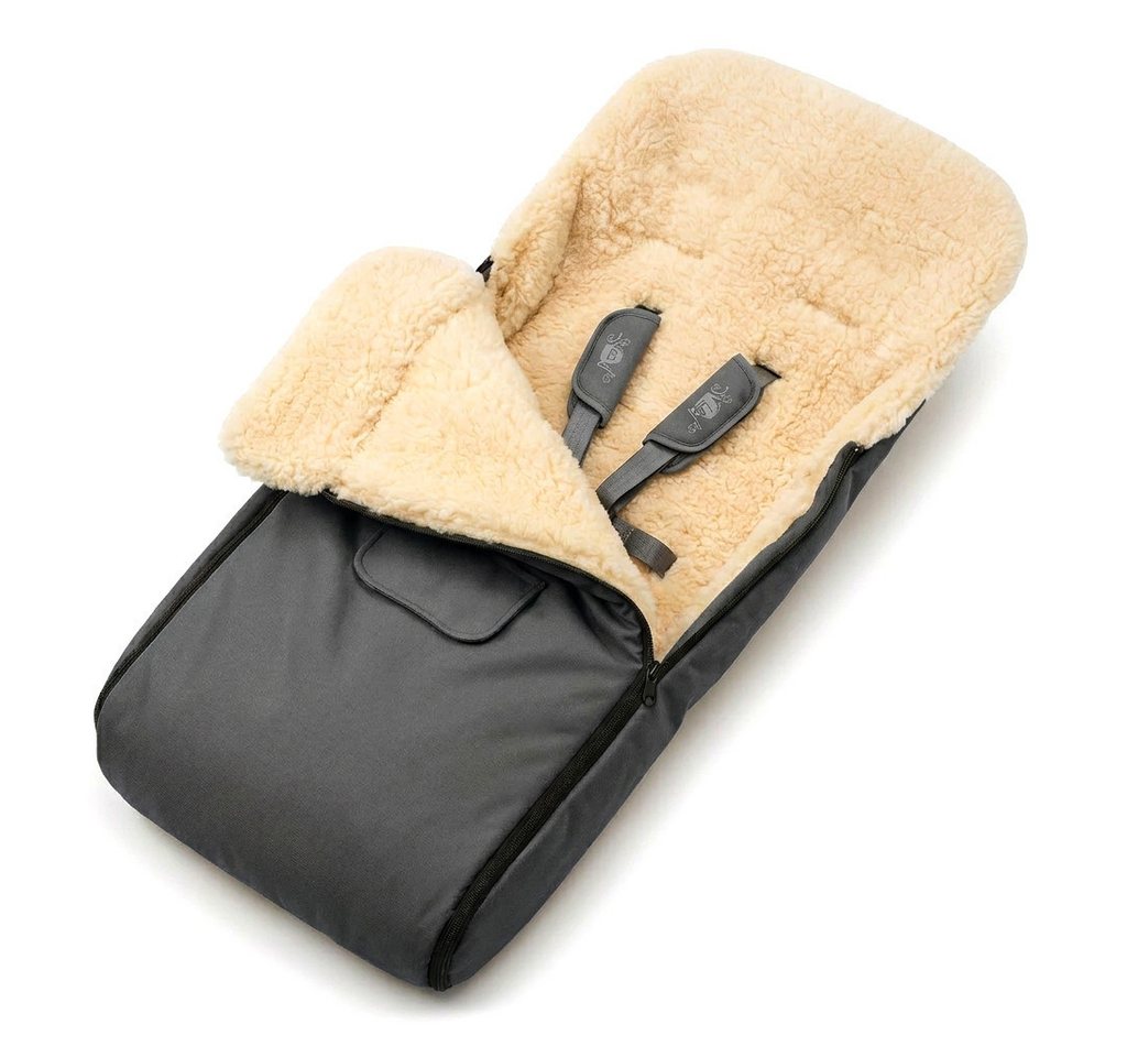 Baby-Joy Fußsack KAI XXL 120 cm Fußsack Lammwolle Winterfußsack Übergroß Lang Bild 4