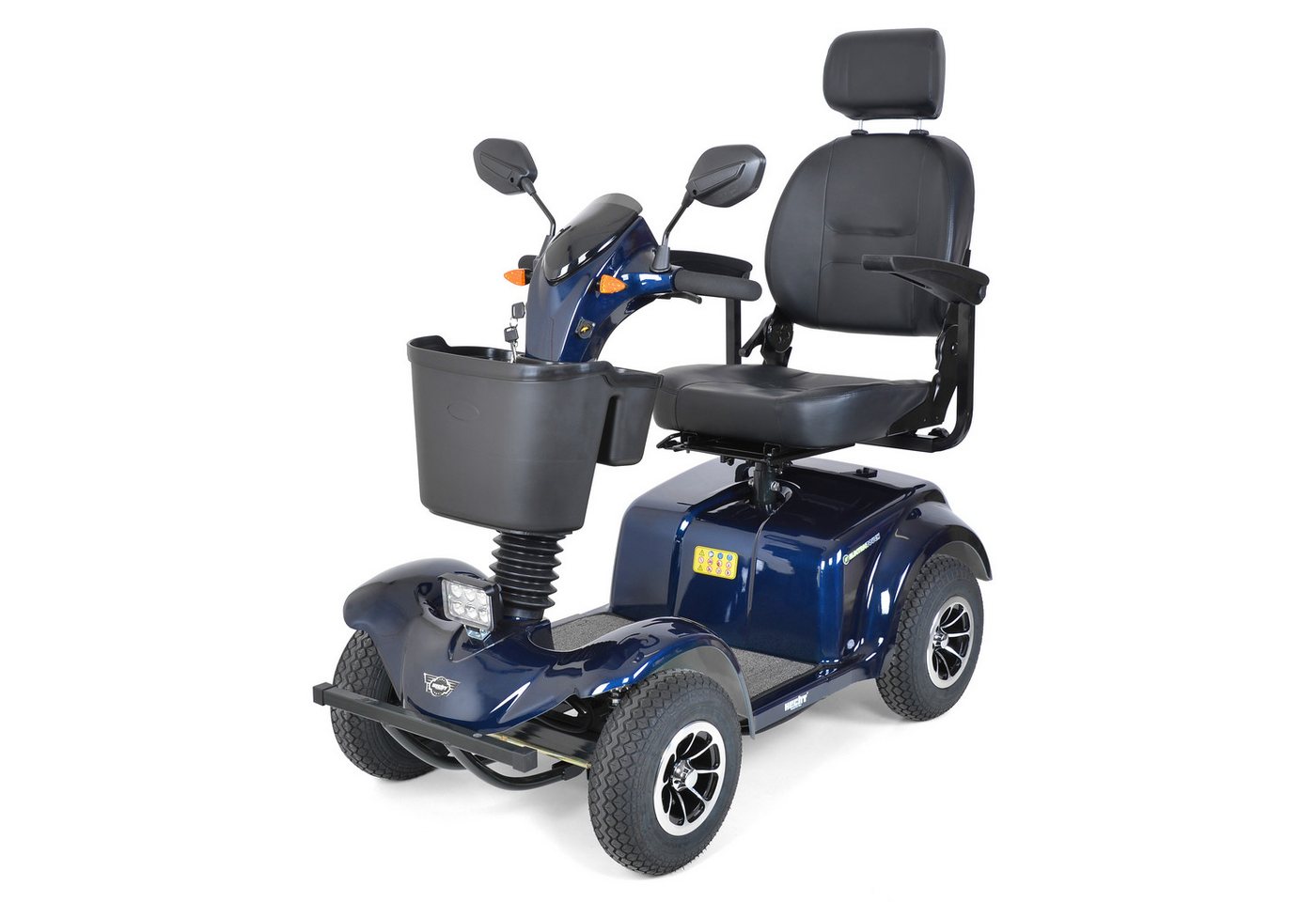 Hecht Elektromobil Senioren Mobil Roller WISE Blau, 500 W, 15 km/h Bild 3
