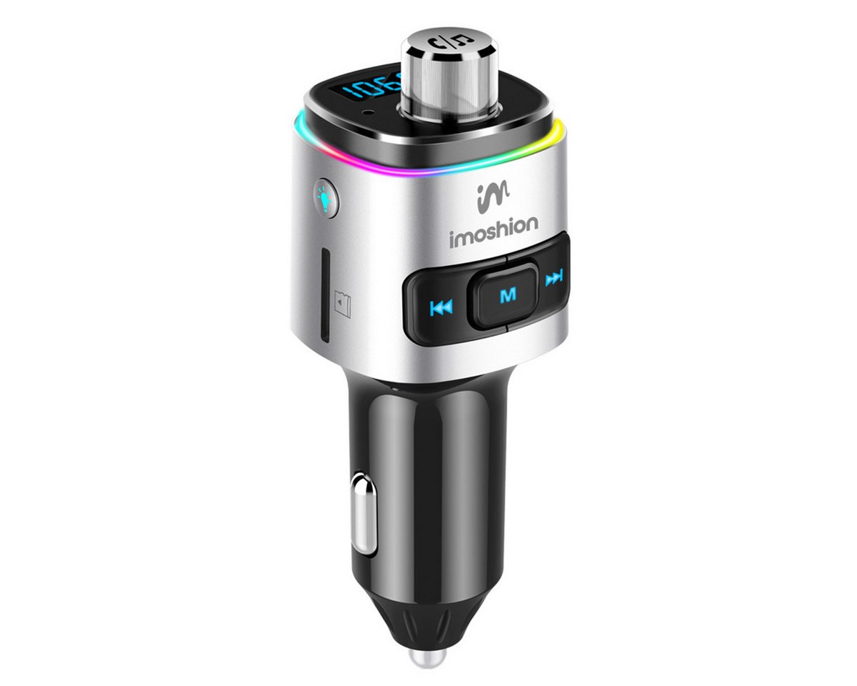 imoshion imoshion Bluetooth FM-Transmitter Auto - mit Power-Delivery-USB-C-Lade KFZ-Transmitter Bild 4