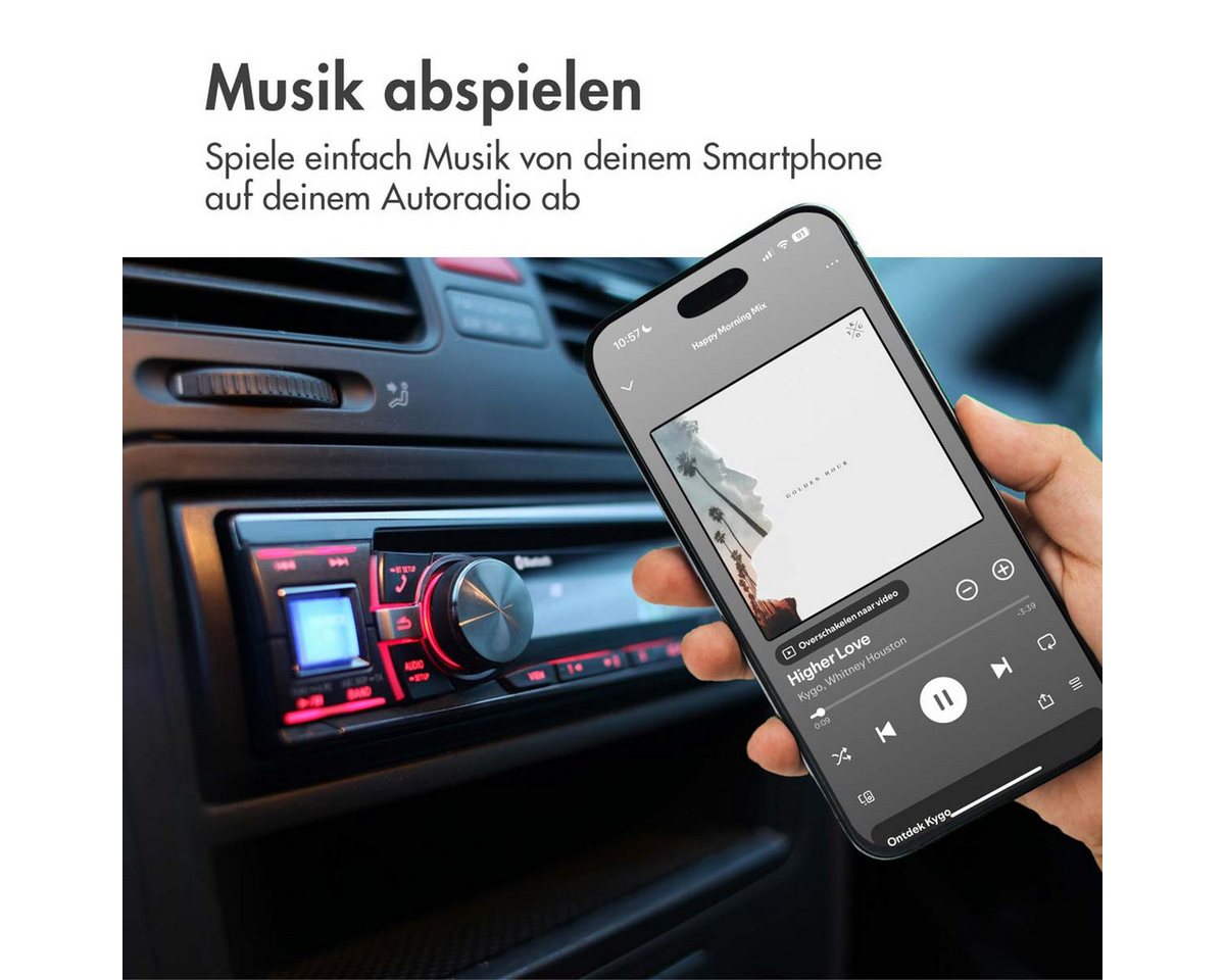 imoshion imoshion Bluetooth FM-Transmitter Auto - mit Power-Delivery-USB-C-Lade KFZ-Transmitter Bild 5