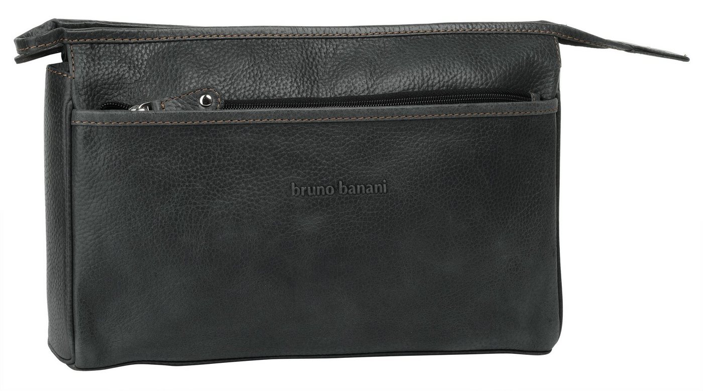Bruno Banani Kulturbeutel BRUNO BANANI Herren, Damen echt Leder, echt Leder Bild 2