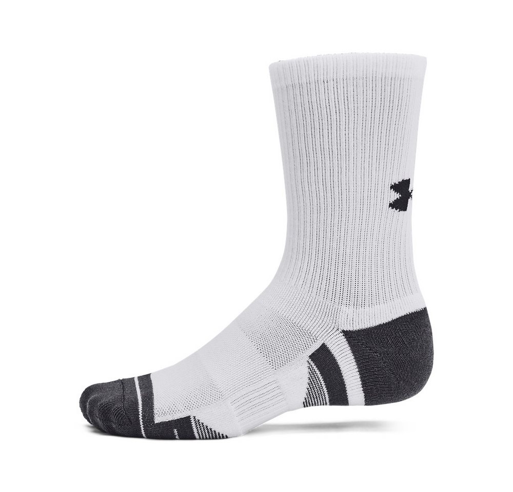 Under Armour® Tennissocken Unisex UA Performance Tech-Crew-Socken im 3er-Pack (3-Paar) mit mittlerer Dämpfung, schweißableitend, schnell trocknend Bild 3
