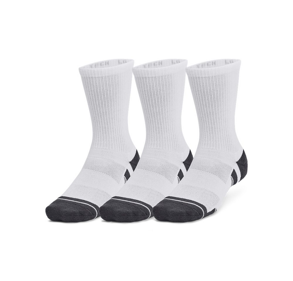 Under Armour® Tennissocken Unisex UA Performance Tech-Crew-Socken im 3er-Pack (3-Paar) mit mittlerer Dämpfung, schweißableitend, schnell trocknend Bild 5