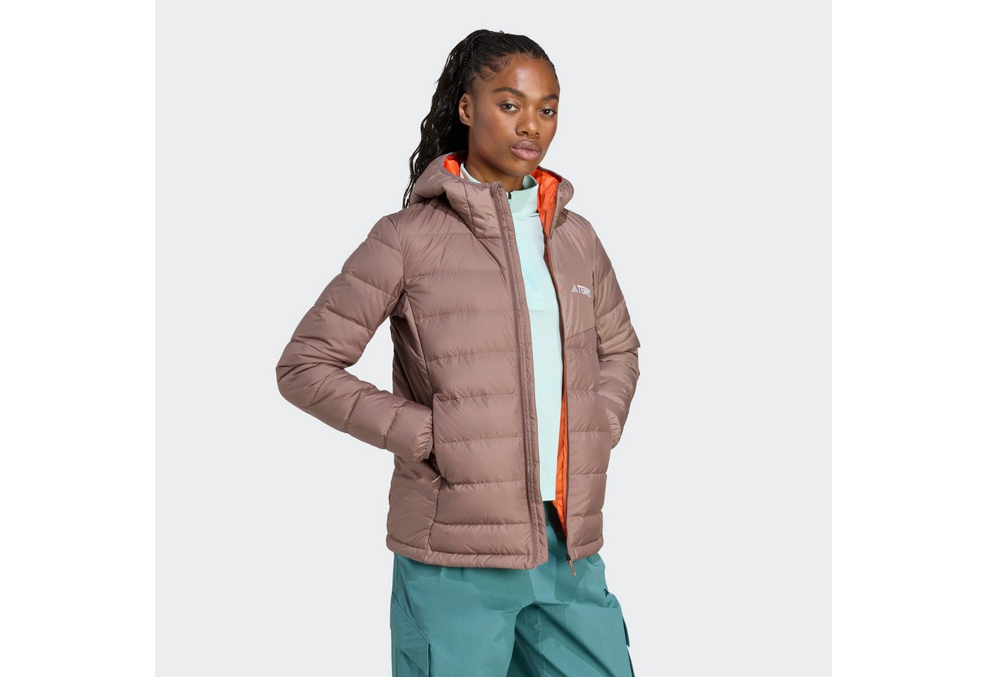 adidas TERREX Outdoorjacke MULTI LIGHT DOWN CLIMAWARM sportlicher Stil, aus Polyester, mit Reißverschluss Bild 4