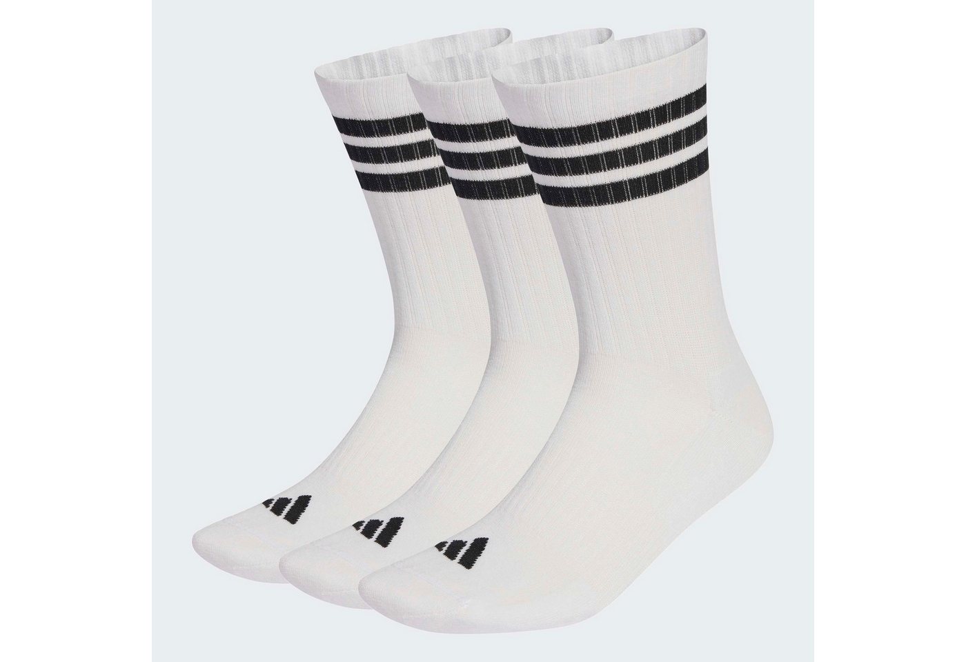 adidas Performance Sportsocken 3S ESS C CRW 3P (3-Paar) für sportive Aktivitäten und Fitness, 3er-Pack, neutraler Schnitt