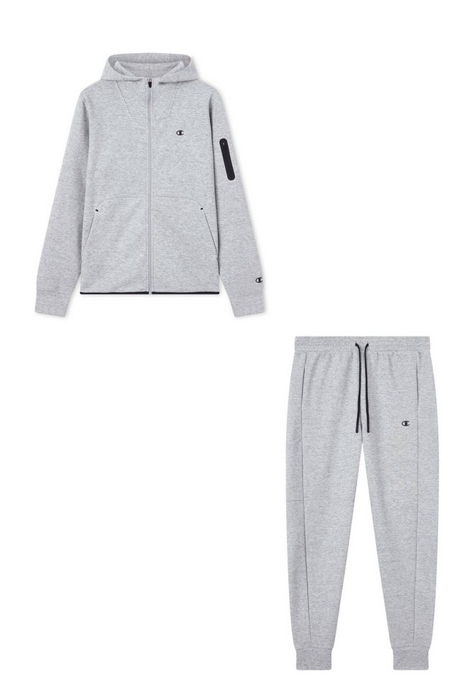 Champion Jogginganzug SPORTWEAR ZIP-UP HOODIE SWEATSUIT Slim Fit (2-tlg), zweiteiliges Set, Slim Fit Schnitt, aus Baumwolle und Polyester Bild 4