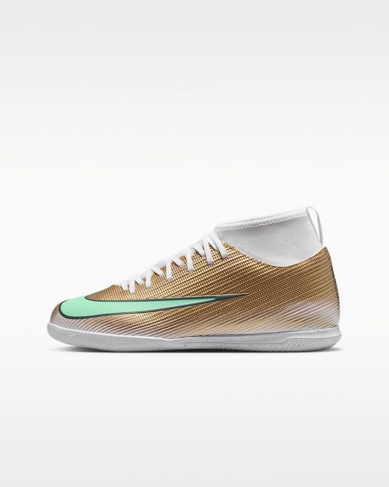 Nike JR MERCURIAL SUPERFLY 11 CLUB IC KM Fußballschuh (für Kinder & Jugendliche) Indoor Sohle geeignet für Hallenböden Bild 3
