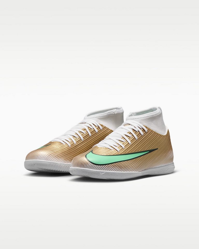 Nike JR MERCURIAL SUPERFLY 11 CLUB IC KM Fußballschuh (für Kinder & Jugendliche) Indoor Sohle geeignet für Hallenböden Bild 4