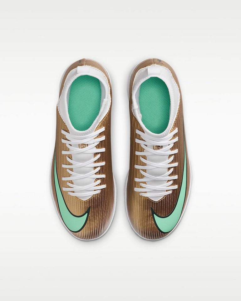 Nike JR MERCURIAL SUPERFLY 11 CLUB IC KM Fußballschuh (für Kinder & Jugendliche) Indoor Sohle geeignet für Hallenböden Bild 5