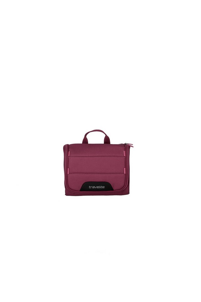 travelite Kosmetiktasche SKAII Kulturtasche Waschbeutel, Unisex Kulturbeutel mit Aufhängehaken und Meshfächern