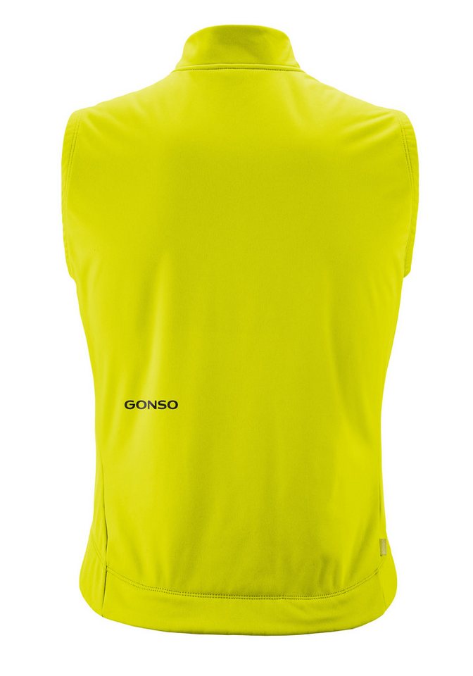 Gonso Funktionsweste Road Vest Softshell atmungsaktive Unisex Weste aus Softshell Material, Tight Fit Bild 2