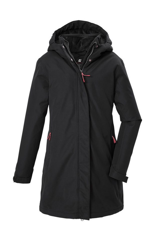 Killtec Funktionsmantel KOW 142 GRLS CT Wind- und wasserdichter Kinder-Wintermantel mit Fleece und Kapuze Bild 2