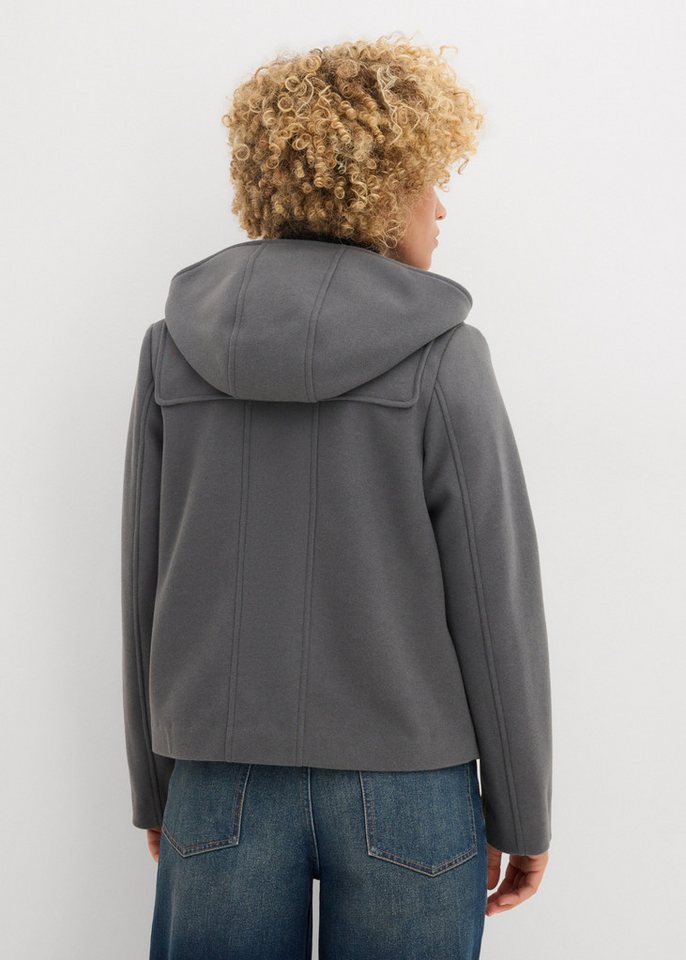 bonprix Outdoorjacke als Duffle-Jacke, aus Wollimitat, gerade Passform, casualer Stil Bild 5