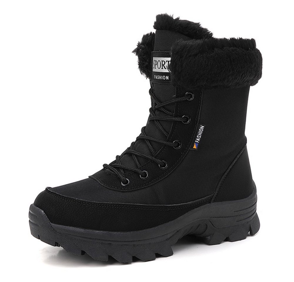 HUSK'SWARE Bequeme Winter-Schneestiefel Snowboots (Individuell anpassbare Schnürung, Warmes Winterdesign)