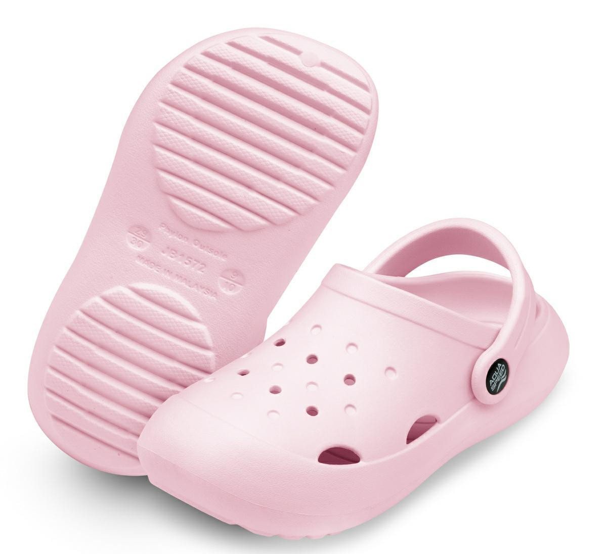 Aqua Speed LUGO Wasserschuhe Kids – Luftig & stabil mit Mikrofaserhandtuch Badepantolette (Atmungsaktive Poolschuhe – für aktive Kinder beim Sport & Baden) Stabil & atmungsaktiv – für Sport, Poolbereich & Wasserspaß Bild 5