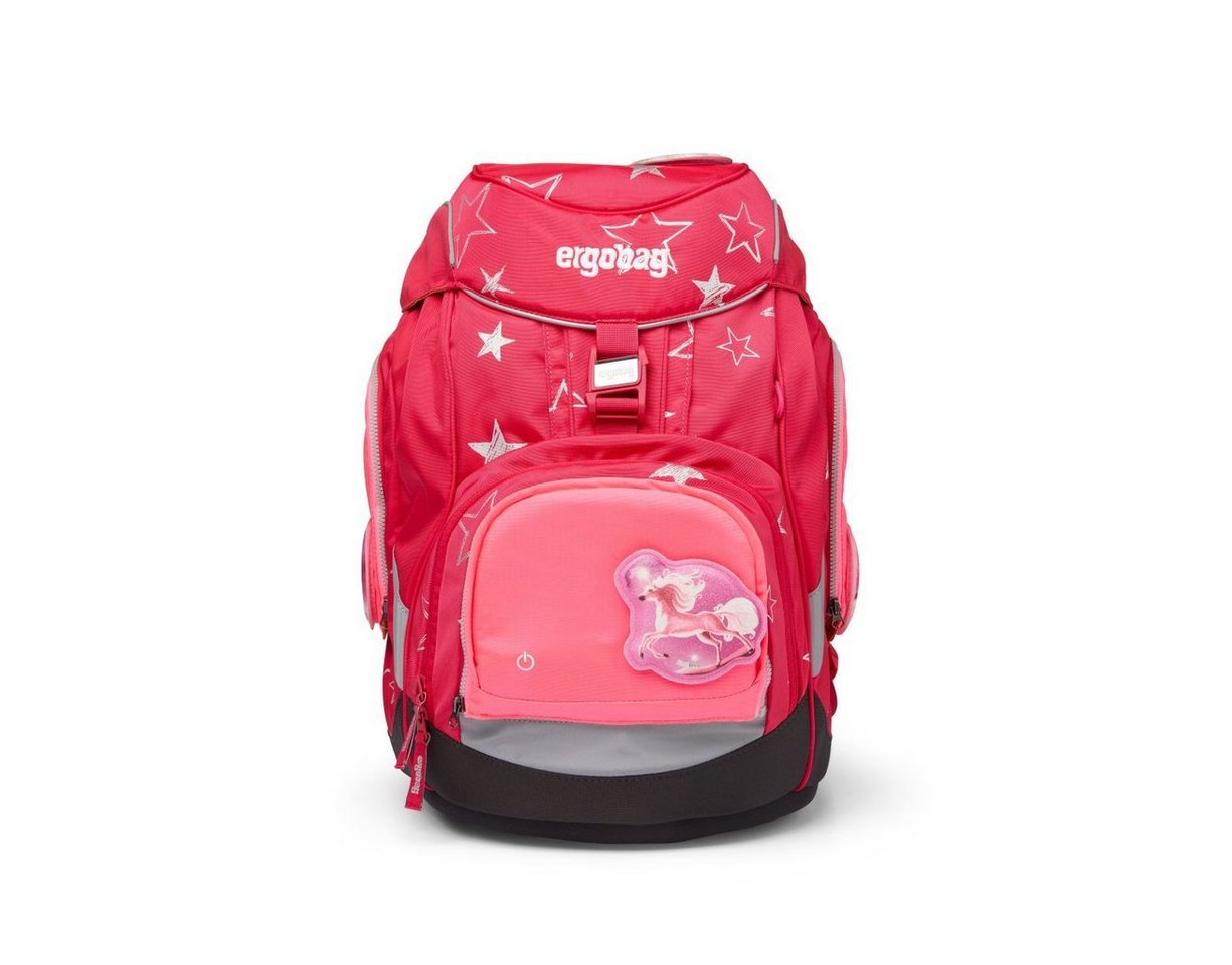 ergobag Schulranzen ergobag Fluo LED Zip Set Pink Bild 2