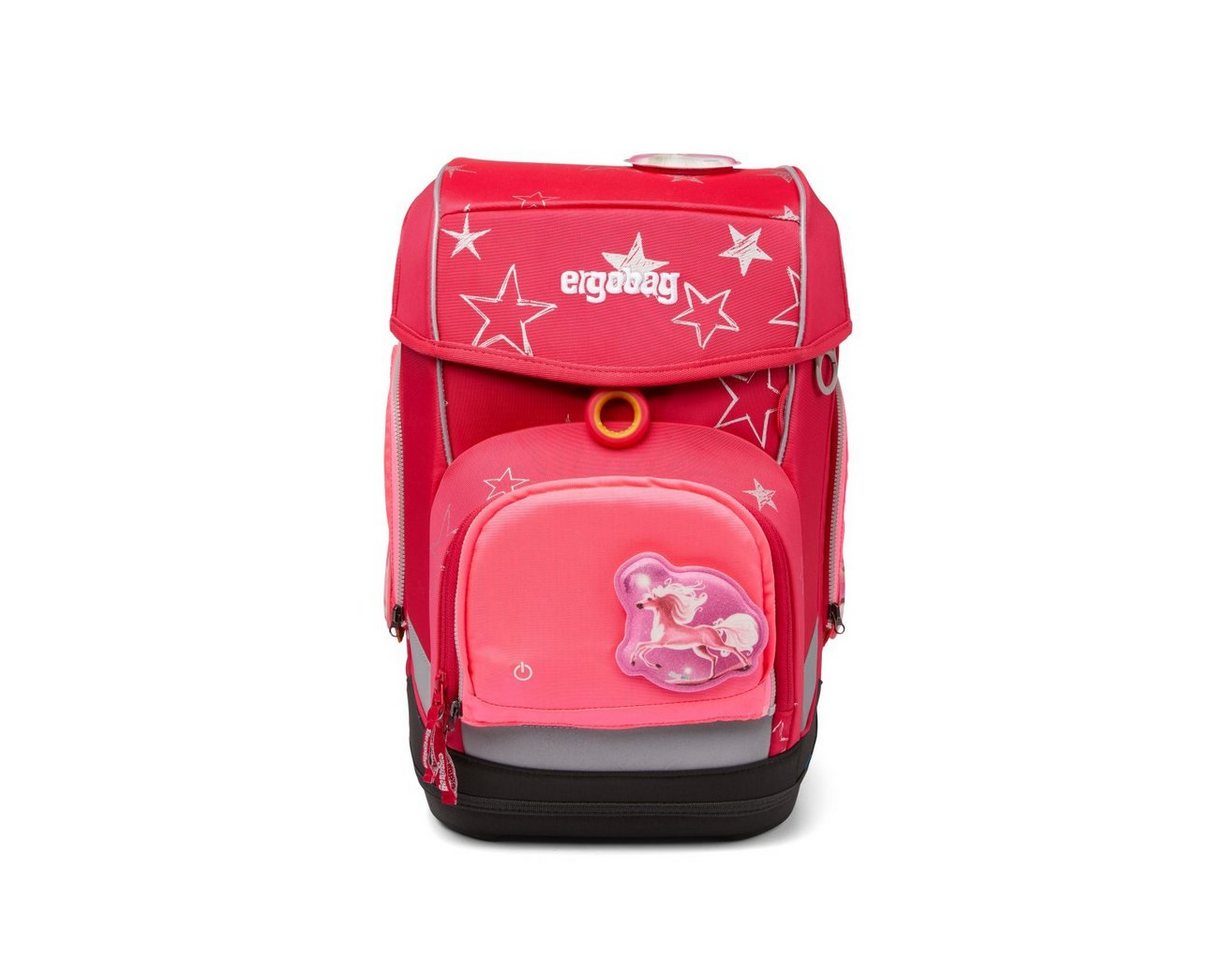 ergobag Schulranzen ergobag Fluo LED Zip Set Pink Bild 4