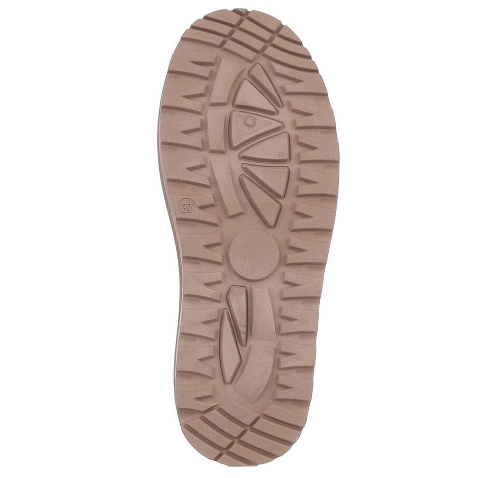 Ital-Design Bequeme Clogs für Damen mit dekorativen Details Snowboots (90457947) Flach Flache Stiefeletten in Hellbraun Bild 3