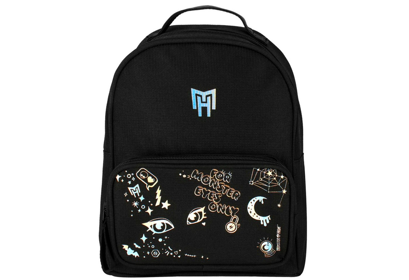 Starpak Vorschulranzen Monster High Schwarzer Jugendrucksack für Mädchen, STARPAK Bild 2